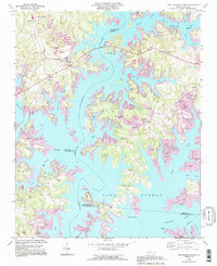 1990s Maps of Lake Norman of Catawba, NC | Pastmaps
